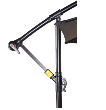 New - 10 Foot Patio Umbrella  with Lights- by Henryka in Patio & Garden Furniture in Hamilton - Image 5