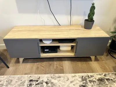 LIKE NEW MODERN TV STAND , View more