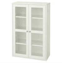 Ikea display cabinet havsta with glass doors