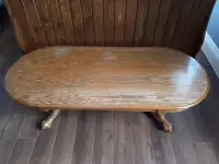 Solid Oak Coffee Table