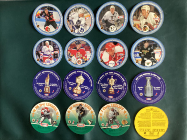 16 NHL Kraft Peanut Butter Discs /Pogs 1990’s Gretzky + HOF ers in Arts & Collectibles in St. Catharines