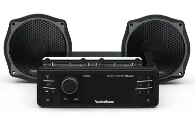 Rockford Fosgate HD9813SG-STAGE1 Stage 1 audio kit for 1998-2013 Harley-Davidson Street Glide and El...