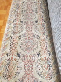 Vintage Silk carpet rug runner tapis de passage soie