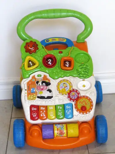 Rarely Used VTech Sit-to-Stand Learning Walker, View more