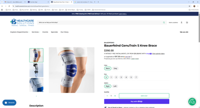 High Quality Set of Both Right and Left Knee Braces, View more