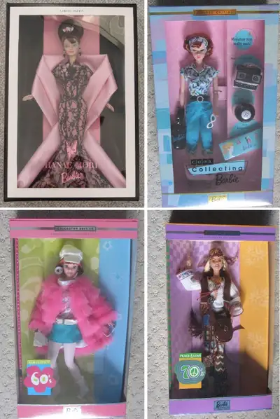 Hanae Mori, Cool Collecting, Groovy 60's, Peace&Love 70's Barbie, View more