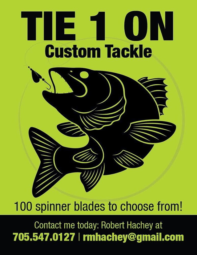 Tie 1 On Custom Tackle in Fishing, Camping & Outdoors in Sudbury - Image 2