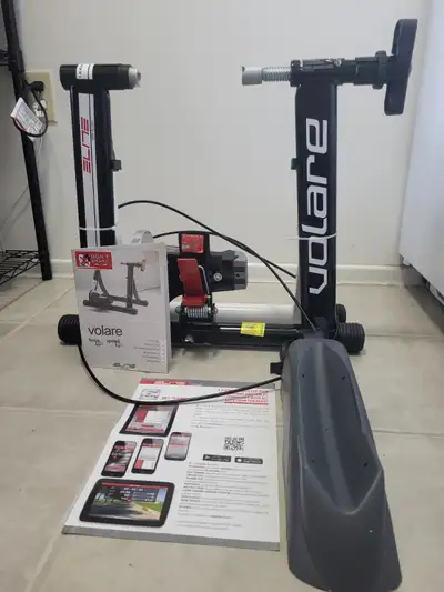 Elite Volare MagForce Elastogel Bike Indoor Trainer w Riser, View more