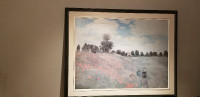 peinture transfert sur toile de Monet