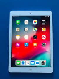 iPad Air 9.7" tablet, silver color, $140