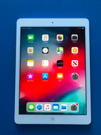 iPad Air 9.7" tablet, silver color, $140