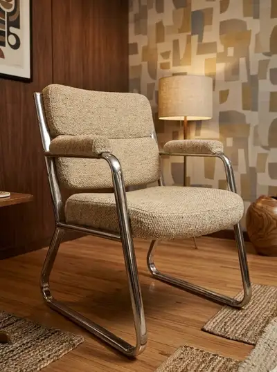 MCM Tubular Steel Office Chair , View more