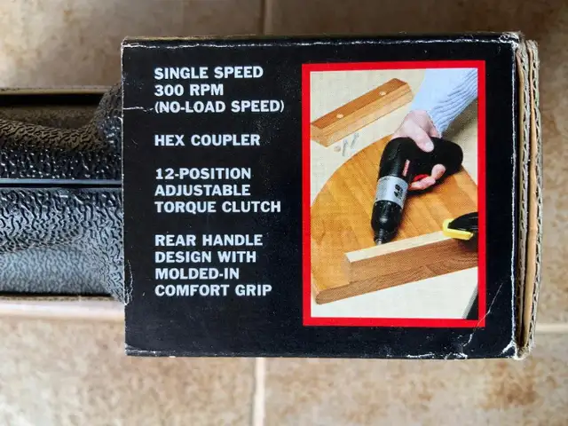 Craftsman 4.8 - Volt Cordless Power Driver With Case in Power Tools in Oshawa / Durham Region - Image 3