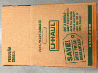 SMALL U-HAUL MOVING BOXES