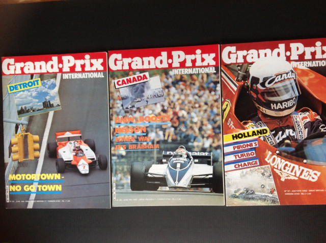 Grand Prix International Formula 1 Magazines (1982-1984) dans Magazines  à Longueuil/Rive Sud - Image 2