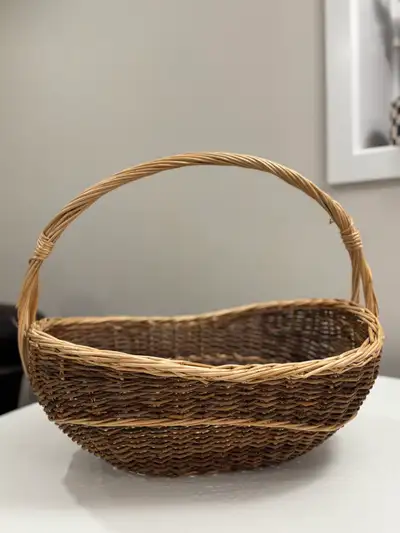 Large Wicker Basket With Handle, View more