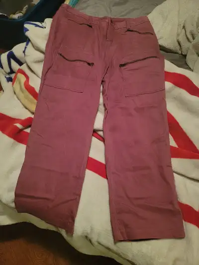 ***Comfy, Women's, Size 16, Pink, Cargo Pants, With 6 Zippers***, View more