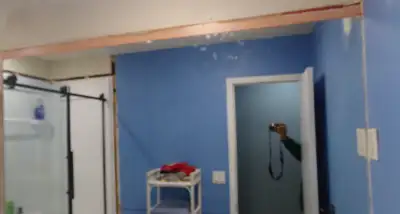 Large wall mirror, frameless, 36" X 72" , great for shop, studio, yoga or exercise studio. Good cond...