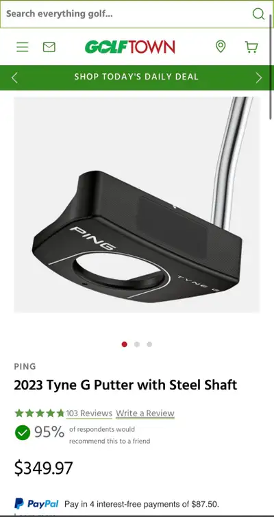 Ping 2023 Tyne G Putter, View more
