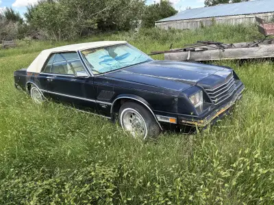 1981 Dodge Mirada CMX with lots of extra trim and some NOS pieces( inside and outside) including ext...