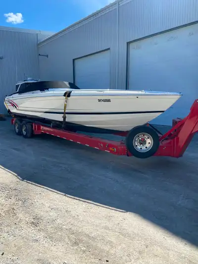 Need to move your boat??? We can help with our hydraulic boat trailer. Boats can be lifted off block...