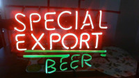 ANTIQUE NEON BEER SIGN