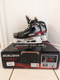 Bauer Vapor 2X PRO Senior Hockey Goalie Skates – Size 6