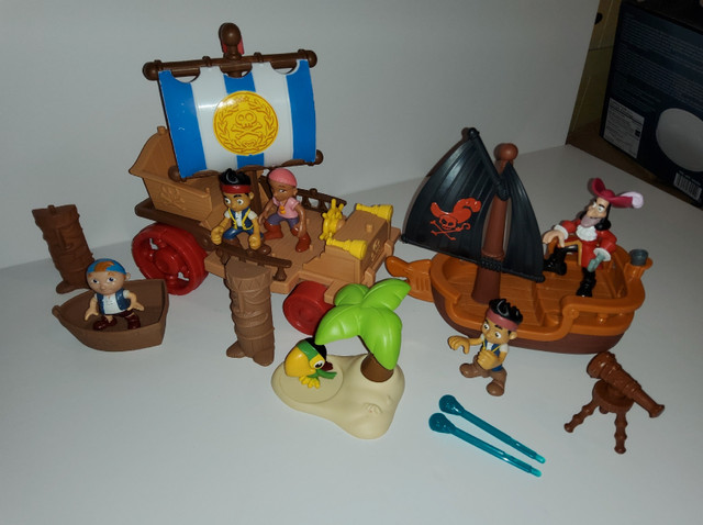 Disney Jake Neverland Pirates Lot,Captain Hook Ship,Missles,Top in Toys & Games in Truro - Image 2