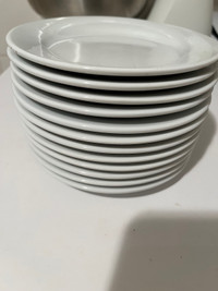 Plates  white small side plates or for appetizers