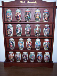 2001 M.I. Hummel Classic Heirloom Porcelain Spice Jars