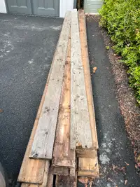 Free old Cedar Decking Boards