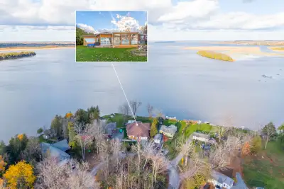 Come experience the calm, comfort, and character of this remarkable lakeside home nestled on Sturgeo...