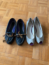 Two pairs shoes -Size 6