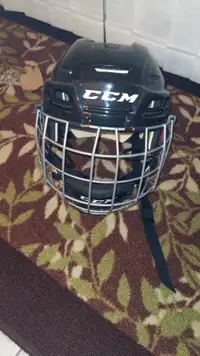 CCM Tacks 110 Hockey Helmet SM-15 Black With FM580 Cage