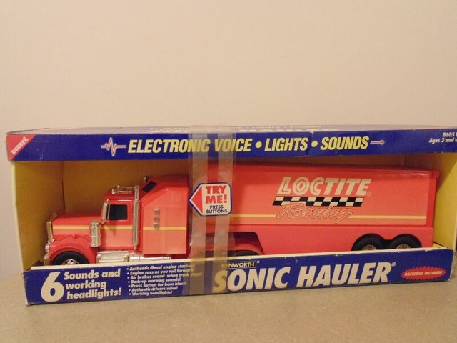 Loctite Racing Buddy L Kenworth Pressed Steel Semi Tractor Trail