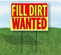 Fill dirt wanted
