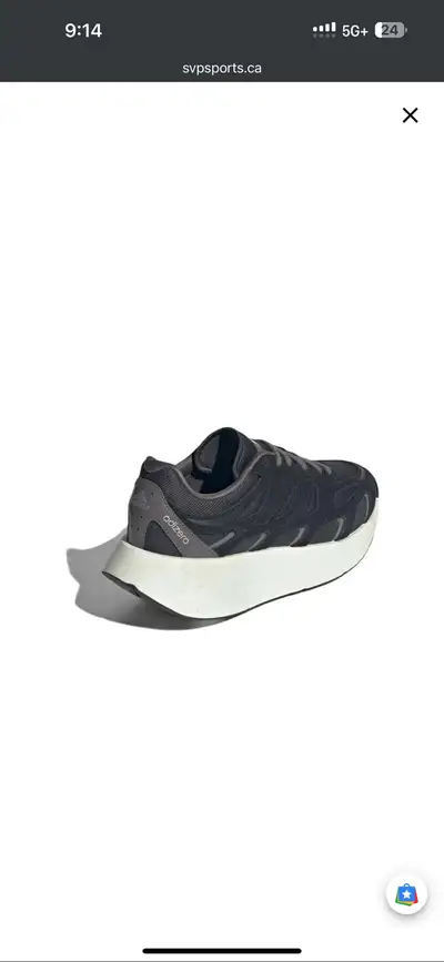 Brand New Adidas Adizero Aruku sneaker in black charcoal size 7, View more