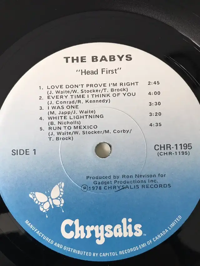 The Babys-Head First Record in Arts & Collectibles in North Bay - Image 4