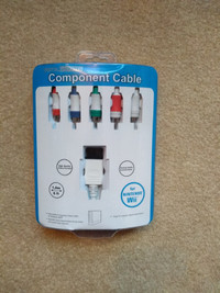 NEW Nintendo Wii Third-party Component Cables
