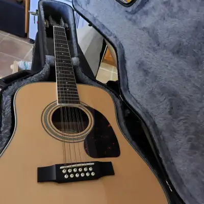 epiphone 12 string acoustic guitar dr212,with hard case, very profressional sound , great condition,...