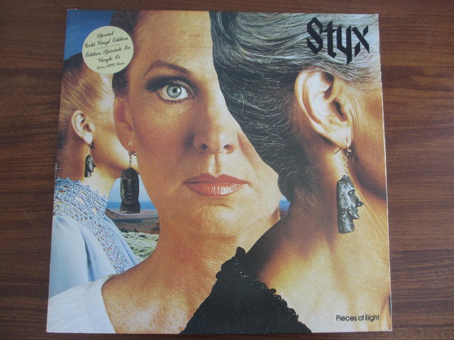 Styx Pieces of Eight Original 1978 Special Gold Vinyl LP Record in CDs, DVDs & Blu-ray in New Glasgow - Image 2