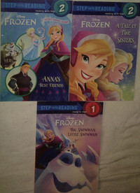 3 x Disney Frozen Step Into Reading Books