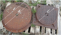 Man Hole Cover with Base