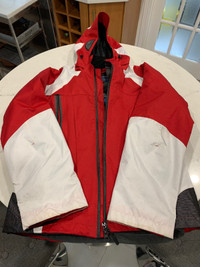 Unisex Winter Ski Jacket Detachable Fleece Liner SIZE LARGE