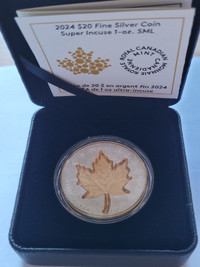 2024 Canada Super Incuse 1oz silver coin