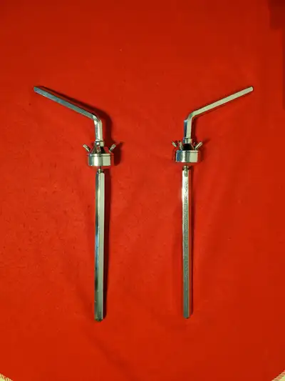 PEARL 1970's Tom Drums "HEX" Mounting Arms Pair *Restorers Clean, View more