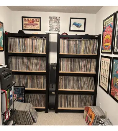 Shelving Unit (Metal Frame, Wooden Shelves), View more