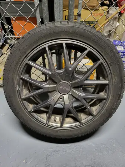 Nokian Nordman 7 Snow Tires (set of 4), 225 45R17 94T XL with Touken 17" alloy rims. Used for only 1...