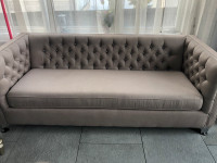 Selling Grey Sofa with crystals