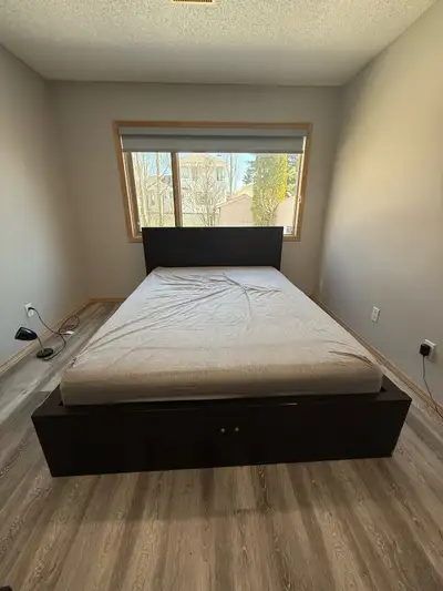 IKEA QUEEN MATTRESS AND BED FRAME , View more